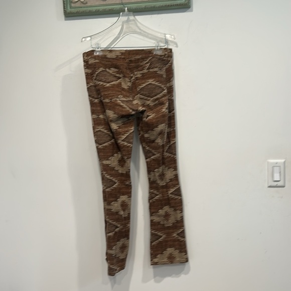 Ralph Lauren Brown Patterned bohemian brown Aztec Skinny Pants women’s 8 - Picture 4 of 5